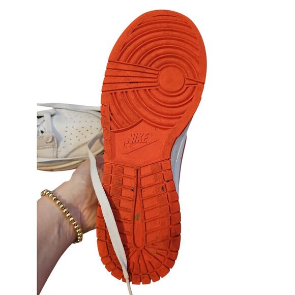 Nike Dunk Low Retro Picante Red DV0831-103 White Shoes Sneakers orange mens 8.5 main image 4